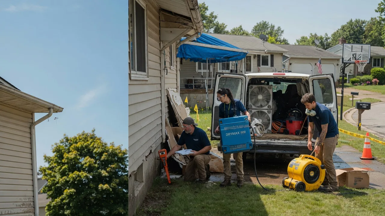 Ceiling Leak Cleanup in North Java, NY near me