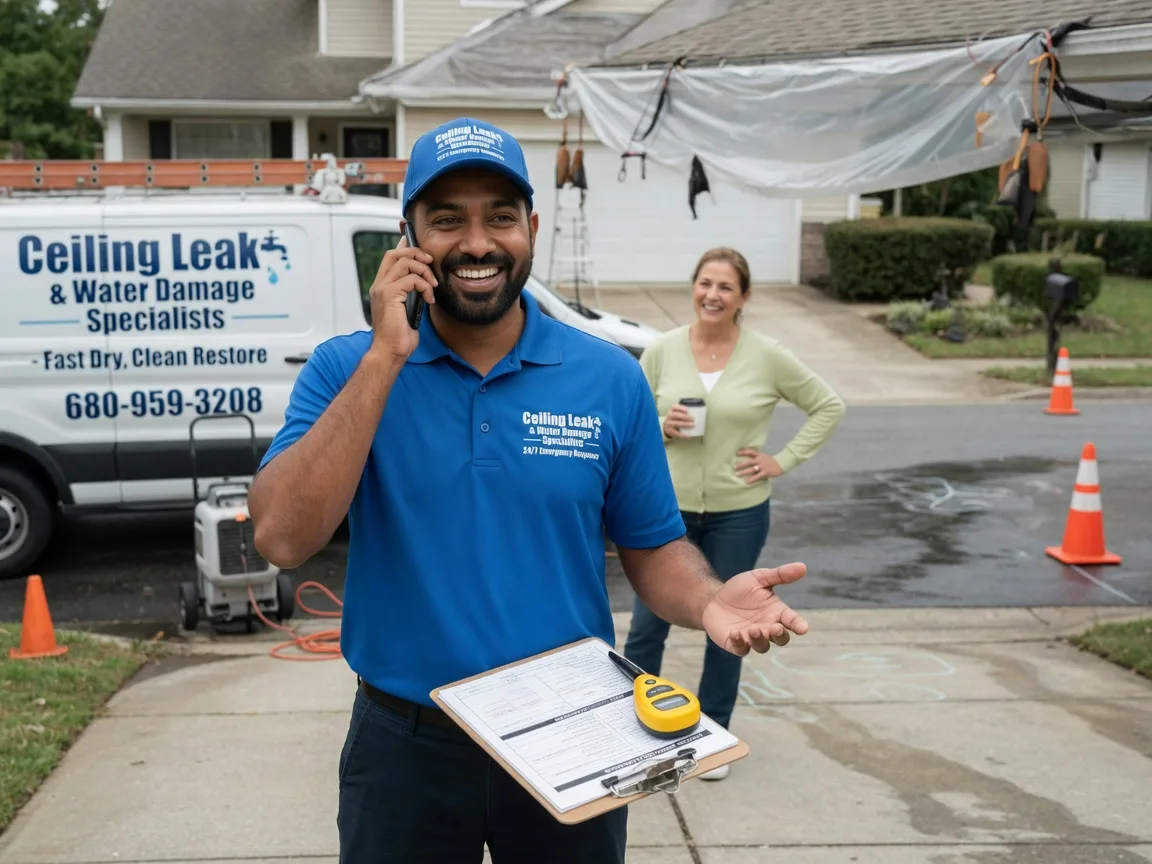 Ceiling Leak Cleanup North Java, NY FAQs